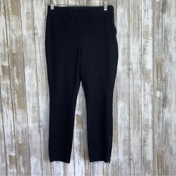 White House Black Market Black Pull On Skinny Crop Pants - Picture 3 of 7